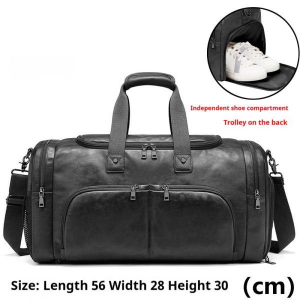Men's Portable Travel Bag Crossbody Business Short Distance Business Bag Large Capacity - Image 6