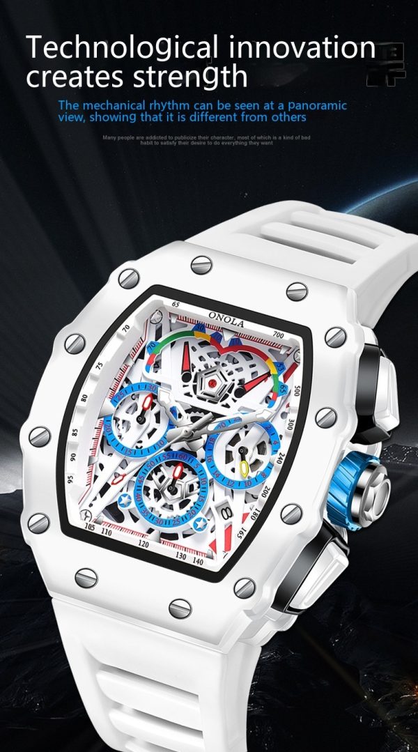 Multifunctional Fashion Waterproof Quartz Men - Image 10