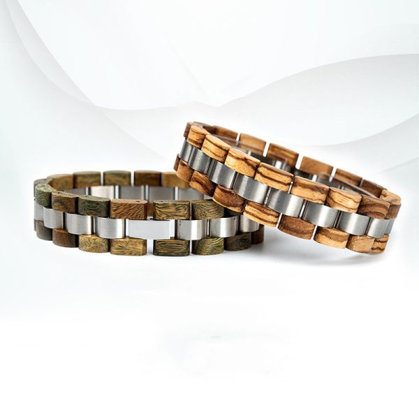 Fashion creative wooden bracelet - Image 2
