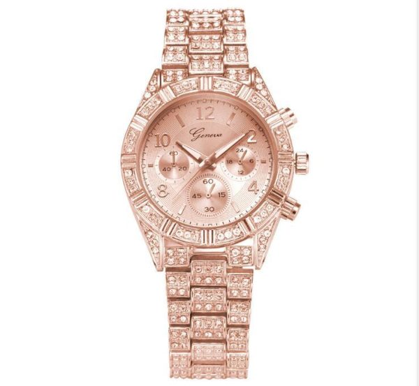 Women Crystal Quartz Analog Wrist Watch Fashion Stainless Steel Geneva Luxury Reloj Hombre Montre Femme Sport Watches - Image 7