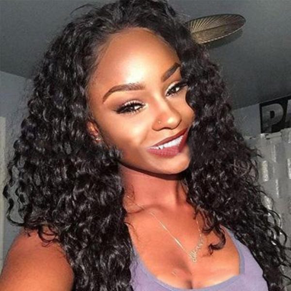 Hair curler black wig female - Image 2
