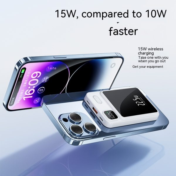 Magnetic Power Bank 20000 MA Large Capacity Fast Charging Mobile Power Gift - Image 3
