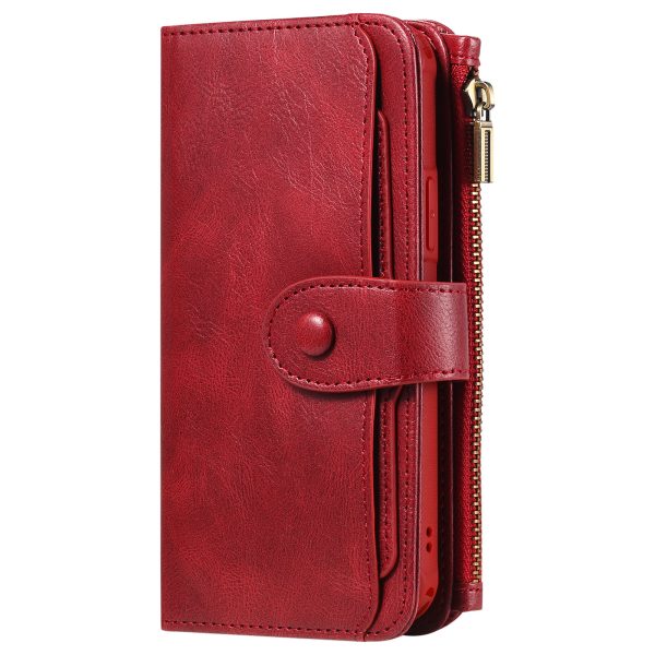 Applicable To 16 Mobile Phone Leather Case Retro Multi-function Card Wallet Split Magnetic Anti-fall Shell - Image 7