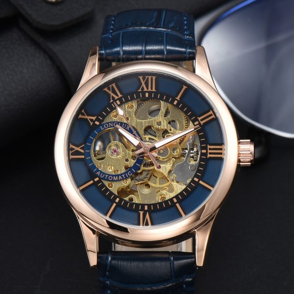 Men's Mechanical Watch Roman Scale Waterproof Fashion Business - Image 6