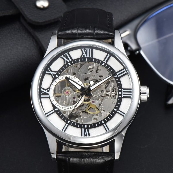 Men's Mechanical Watch Roman Scale Waterproof Fashion Business - Image 9