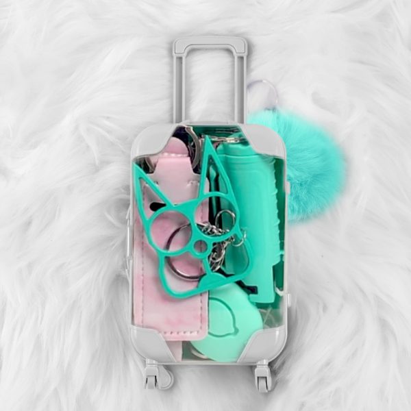 Personalized Design Self-defense Suitcase Set Plastic Key Chain - Image 8