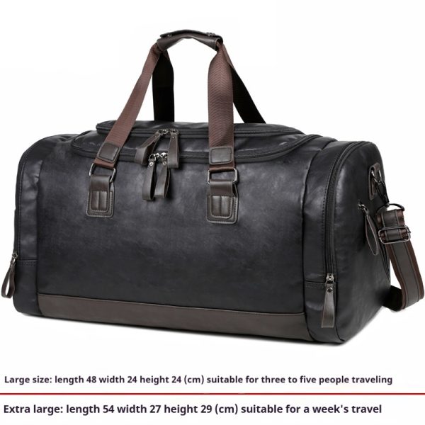 Men's Portable Travel Bag Crossbody Business Short Distance Business Bag Large Capacity - Image 2