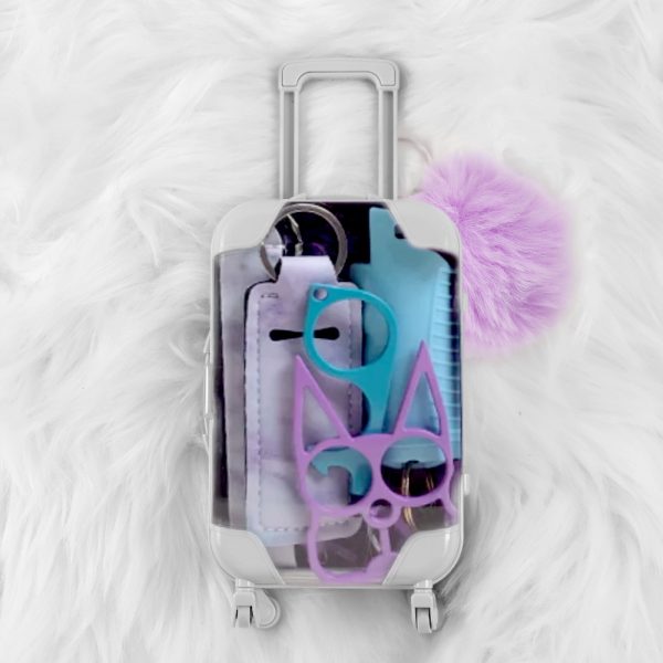 Personalized Design Self-defense Suitcase Set Plastic Key Chain