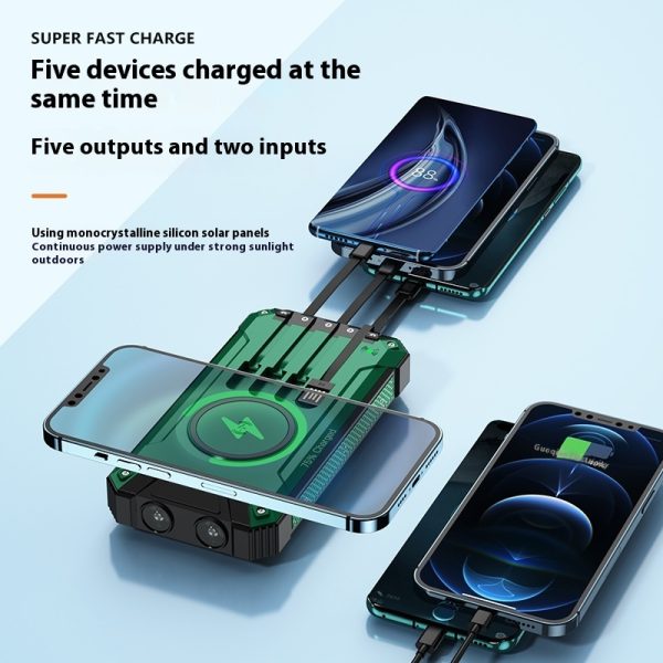 Wireless Charger Solar Portable Power Source - Image 3
