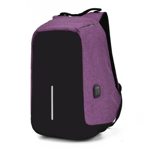 fashion new anti-theft backpack casual backpack business men multi-function USB backpack - Image 10