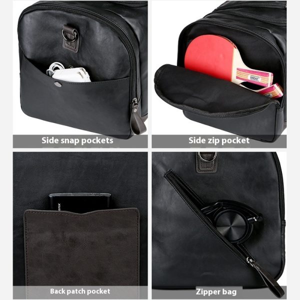 Men's Portable Travel Bag Crossbody Business Short Distance Business Bag Large Capacity - Image 5