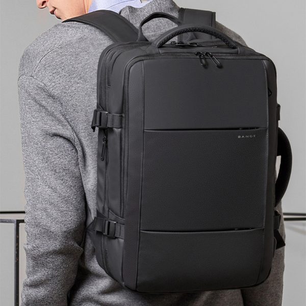 Foldable Large Capacity Business Backpack Men's Travel Bag Waterproof Backpack - Image 7
