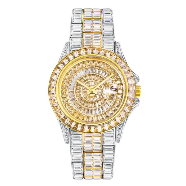 Fashion Trend Square Diamond Full Diamond Watch High-grade Zircon - Image 5