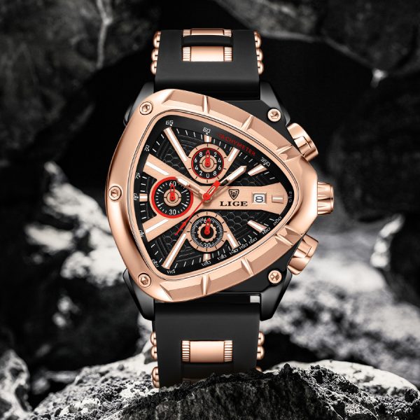 Polygon Men's Multi-waterproof Luminous Calendar Watch - Image 2
