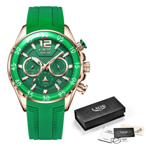 Quartz Men's Waterproof Watch Multi-function - Image 10