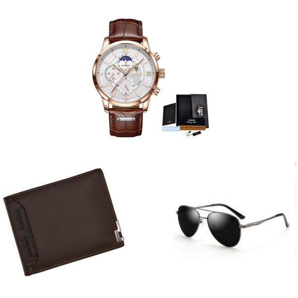 The New Multifunctional Waterproof Quartz Watch Chronograph - Image 7