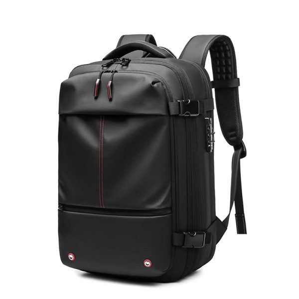 Men's Large-capacity Backpack Dry Wet Separation Anti-theft Package Business Leisure Unisex Backpack - Image 5