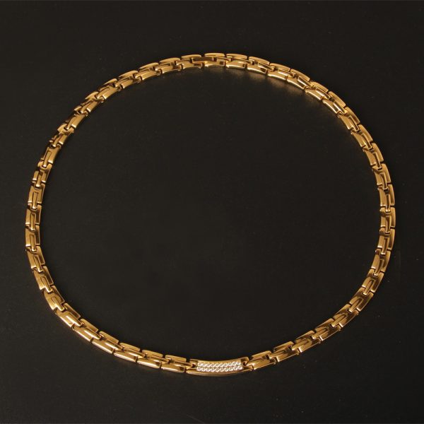 Diamond Stainless Steel Necklace For Men And Women - Image 5