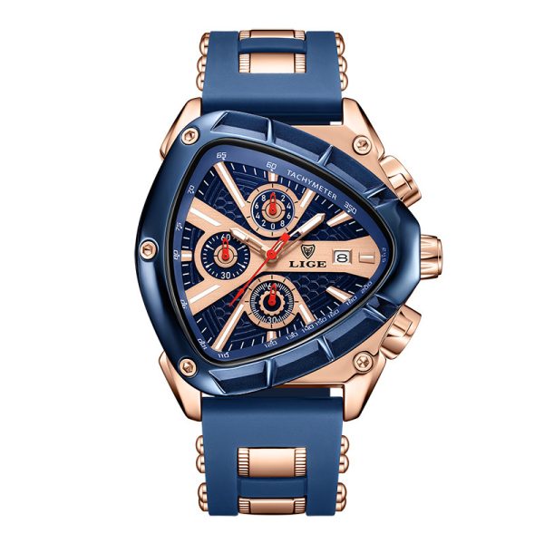 Polygon Men's Multi-waterproof Luminous Calendar Watch - Image 8