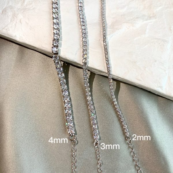 Sterling Silver European And American Tennis Chain Hip Hop Extension - Image 2