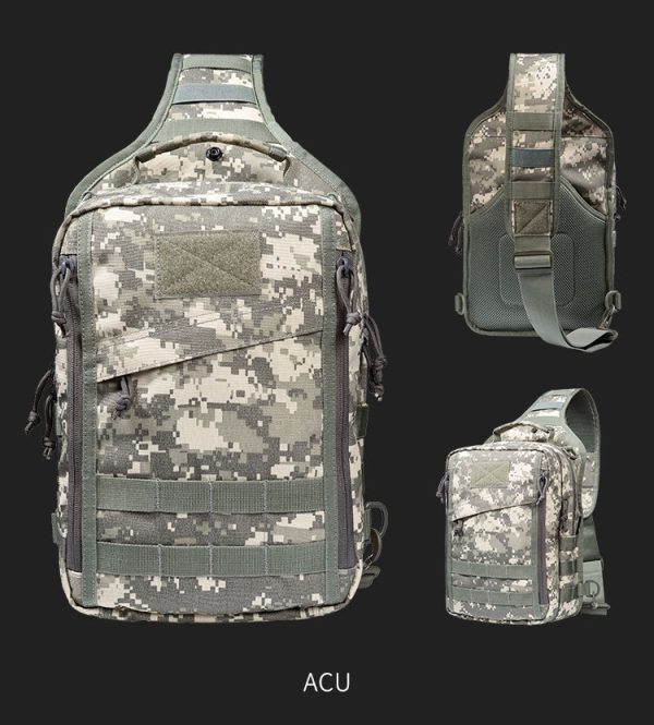 Multi Functional Tactical Camouflage Casual One Shoulder Diagonal Bag - Image 7