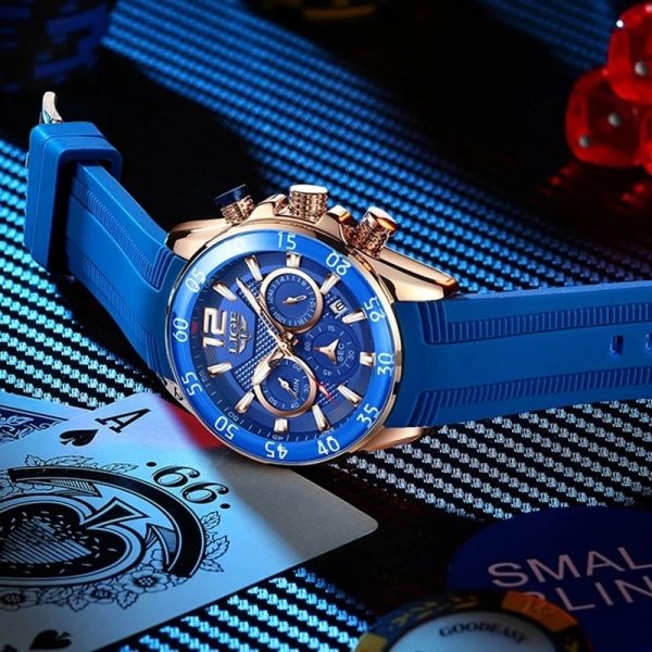 Quartz Men's Waterproof Watch Multi-function - Image 3