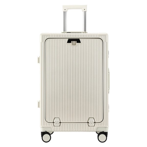 Trolley Aluminum Frame Large Capacity Front Opening Luggage - Image 5