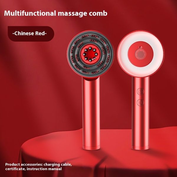 Plastic Scalp Massage Comb Red Light Hair Growth Device - Image 7
