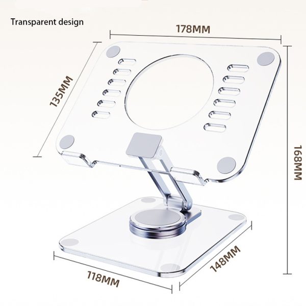 Tablet Stand Rotates 360Degrees Folding Portable - Image 2