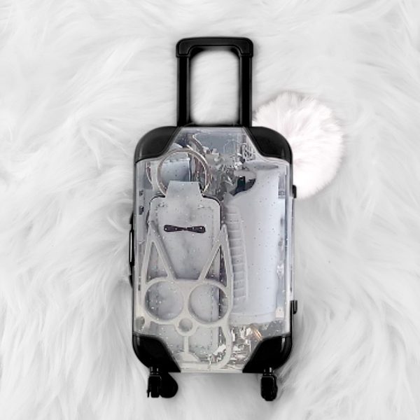 Girls Mini Luggage Design Self-defense Kit Keychain Accessories - Image 7