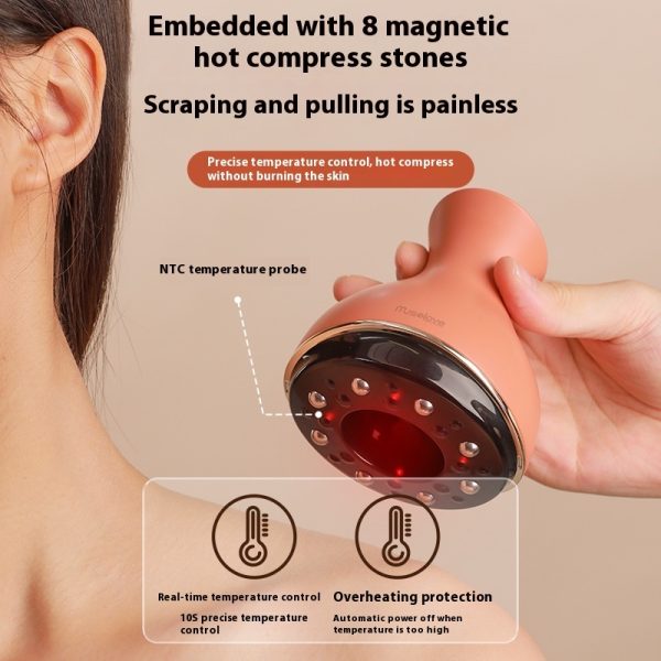 Electric Gua Sha Scraping Massager Cupping Scraping Dredging Meridian Brush - Image 2