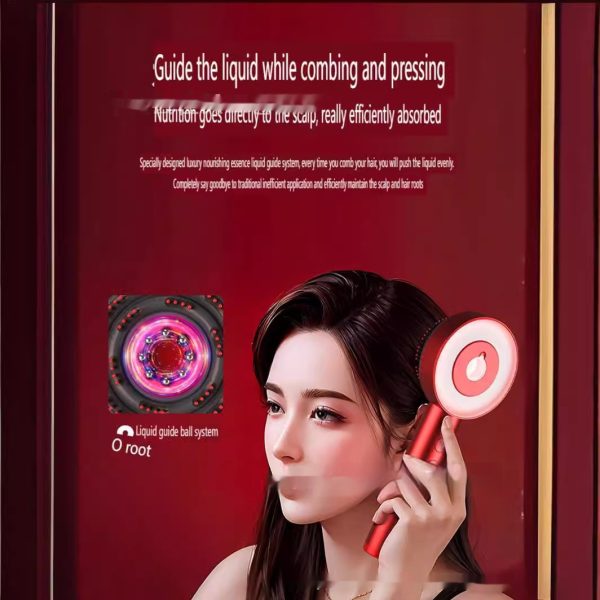 Plastic Scalp Massage Comb Red Light Hair Growth Device - Image 5