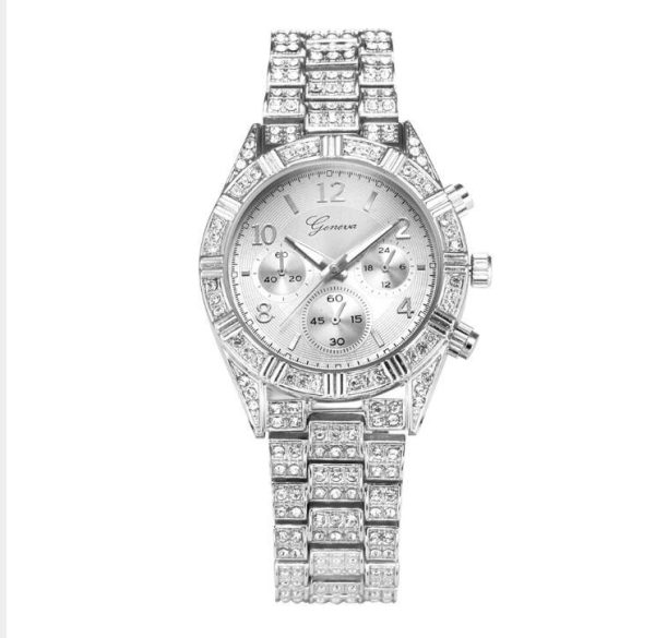 Women Crystal Quartz Analog Wrist Watch Fashion Stainless Steel Geneva Luxury Reloj Hombre Montre Femme Sport Watches - Image 8