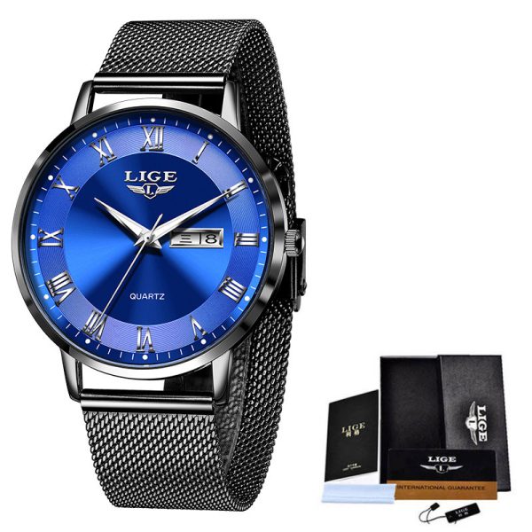 Thin Ladies Quartz Dual Calendar Waterproof Watch - Image 10