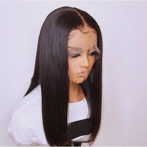 Women's Front Lace Wig Medium Long Straight Hair - Image 2