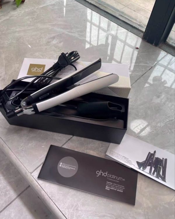 Black And White Platinum Dry Roll Straight Three-in-one Wired Hair Straightener - Image 2