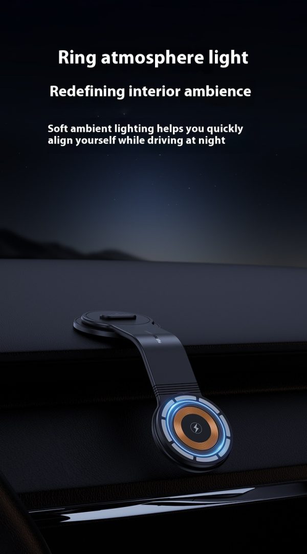 Large Screen Dashboard Bending Magnetic Suction Wireless Charger On-board Bracket - Image 9