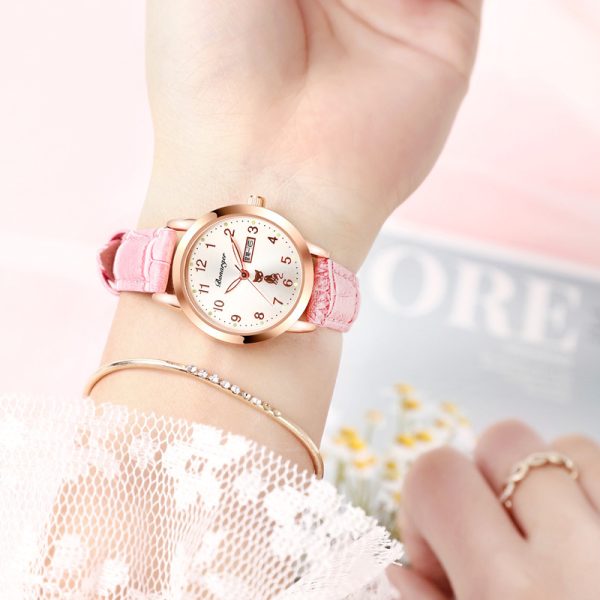 Women's Luminous Quartz Watch With Simple Waterproof Belt - Image 3