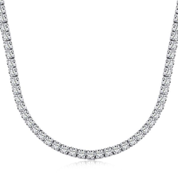Sterling Silver European And American Tennis Chain Hip Hop Extension - Image 5