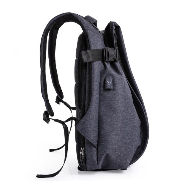 Men's fashion trend backpack Korean version of the backpack backpack male college sports and leisure computer travel bag - Image 3