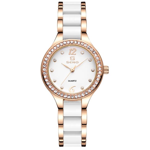 Ceramic Ladies Waterproof Bracelet Watch - Image 8