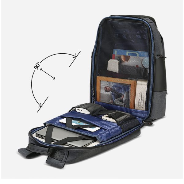 Business Men's Large Capacity Shoulder Travel Usb Men's Backpack - Image 5