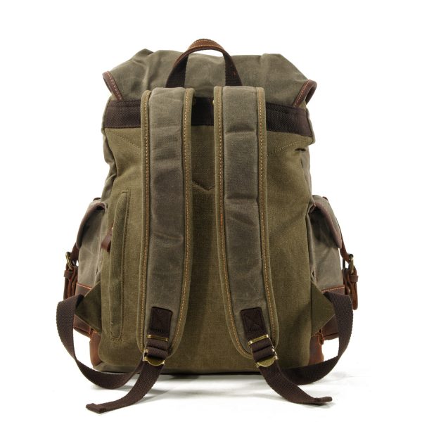 Wear-resistant canvas backpack - Image 2
