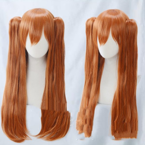 Double Ponytail Split Type High Temperature Silk Cosplay Wig - Image 2