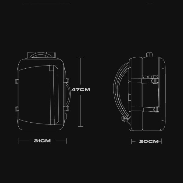 Large Capacity Business Trip Travel Backpack Men - Image 2