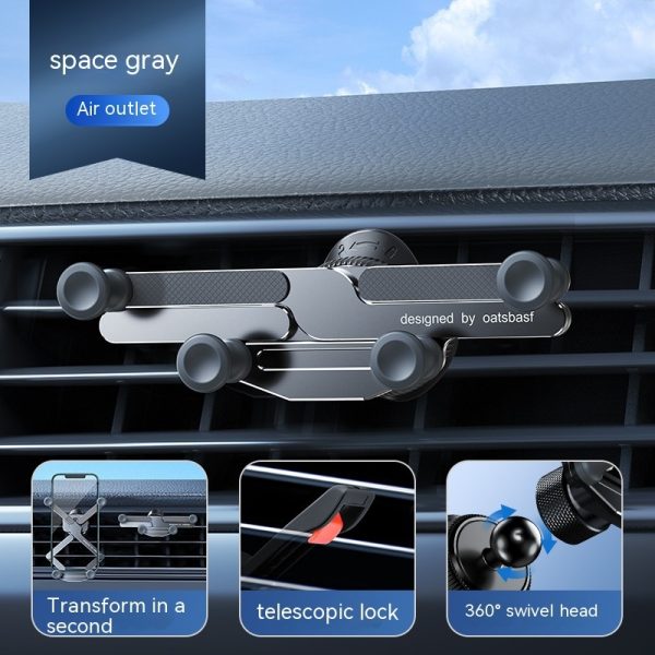 New Invisible Alloy On-board Bracket Paste Gravity Bracket - Image 4