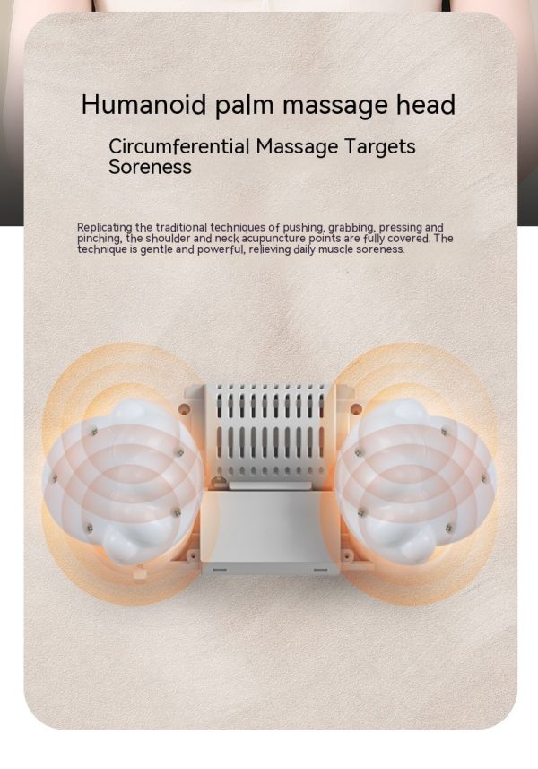 Household Cervical Vertebra Back Dredging Hot Compress Massager - Image 2