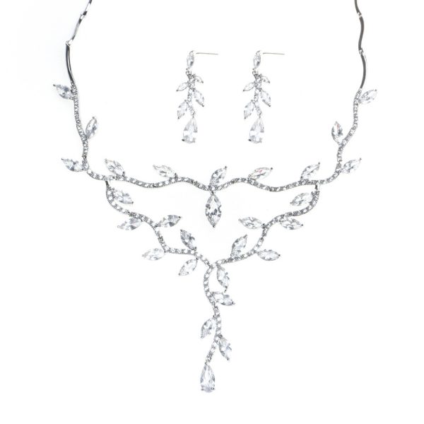 Zircon Necklace Bride Set In Europe And America - Image 2