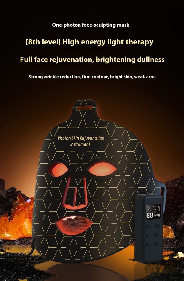 Neck Silicone Mask Led Red Blue Light Beauty Skin Rejuvenation - Image 6