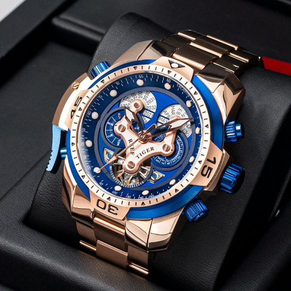 Men's Mechanical Watch Large Dial Waterproof Strong Luminous - Image 4